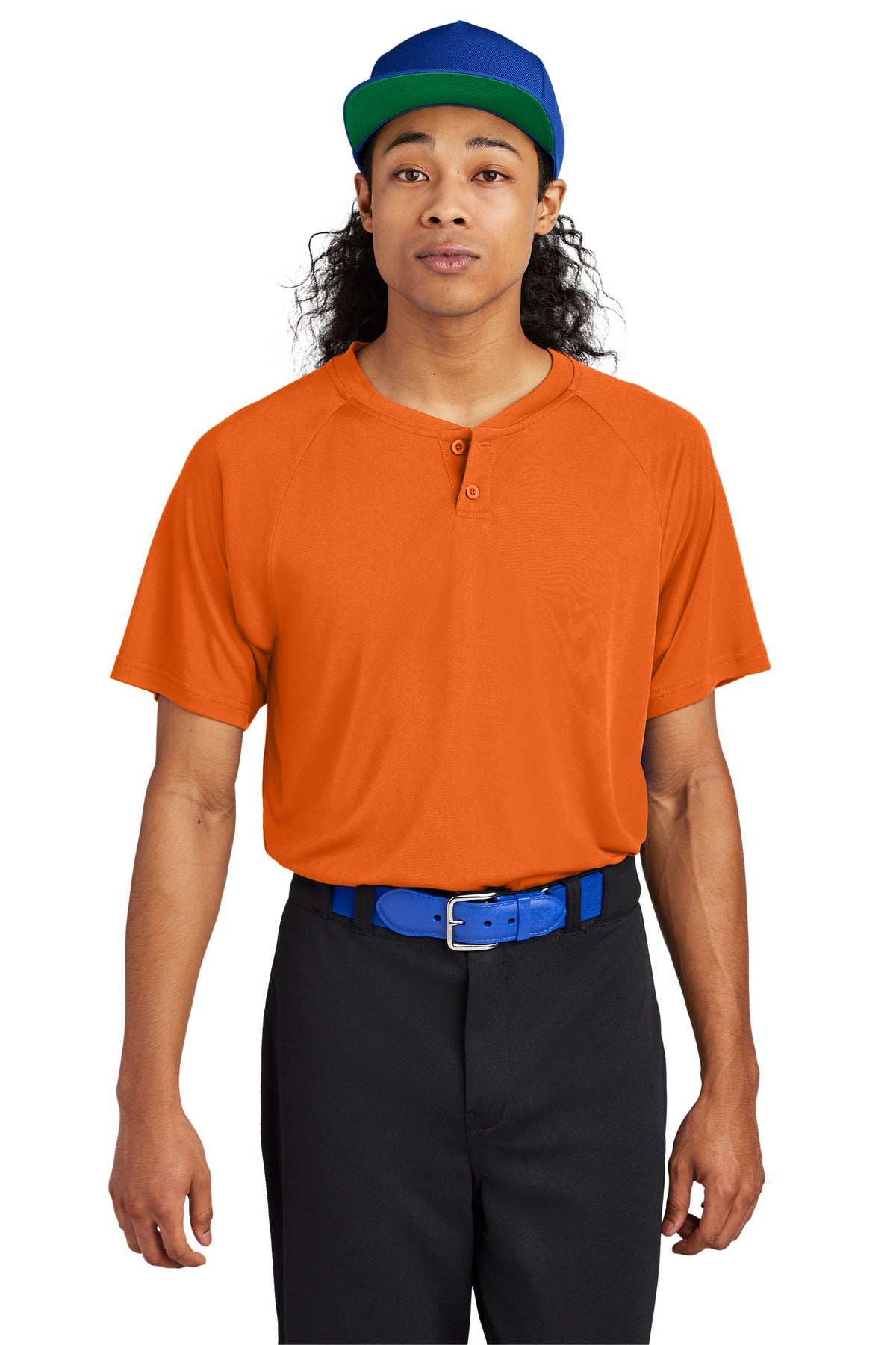 Sport-Tek PosiCharge Competitor 2-Button Henley ST359 Mens Apparel Activewear