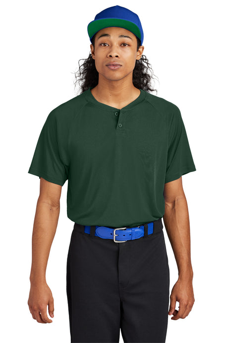 Sport-Tek PosiCharge Competitor 2-Button Henley ST359 Mens Apparel Activewear