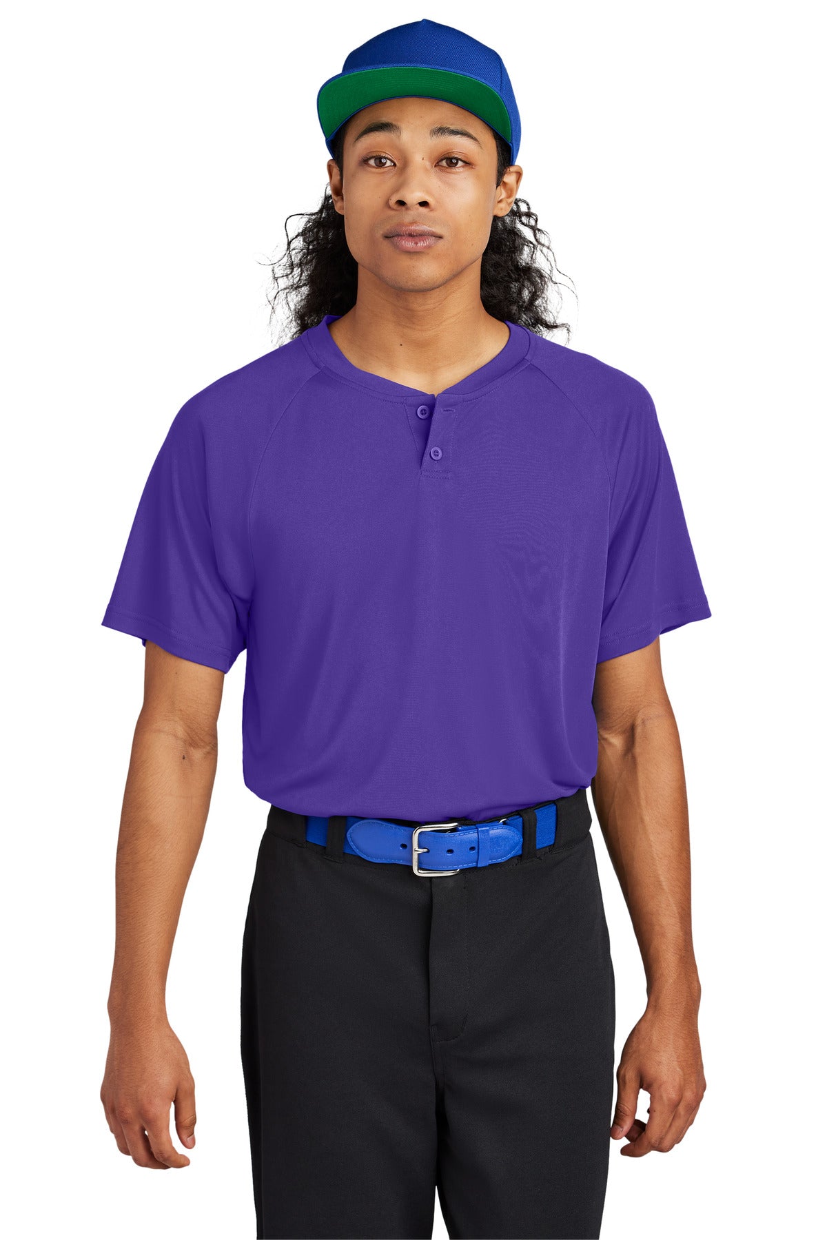 Sport-Tek PosiCharge Competitor 2-Button Henley ST359 Mens Apparel Activewear