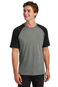 Sport-Tek Halftime Raglan Tee ST6040 Mens Apparel Shirts & Tops