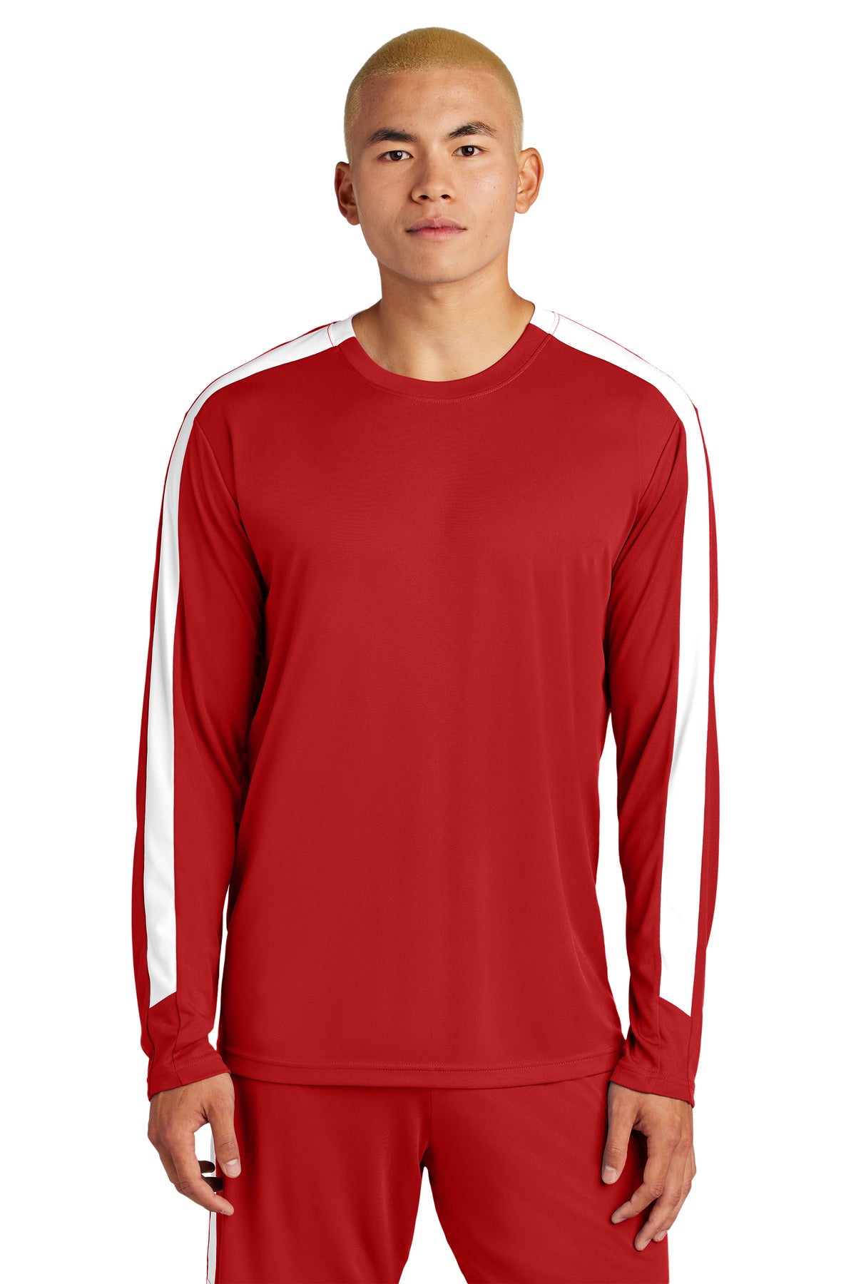 Sport-Tek Competitor United Long Sleeve Crew ST100LS Mens Apparel Activewear