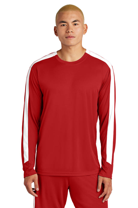 Sport-Tek Competitor United Long Sleeve Crew ST100LS Mens Apparel Activewear