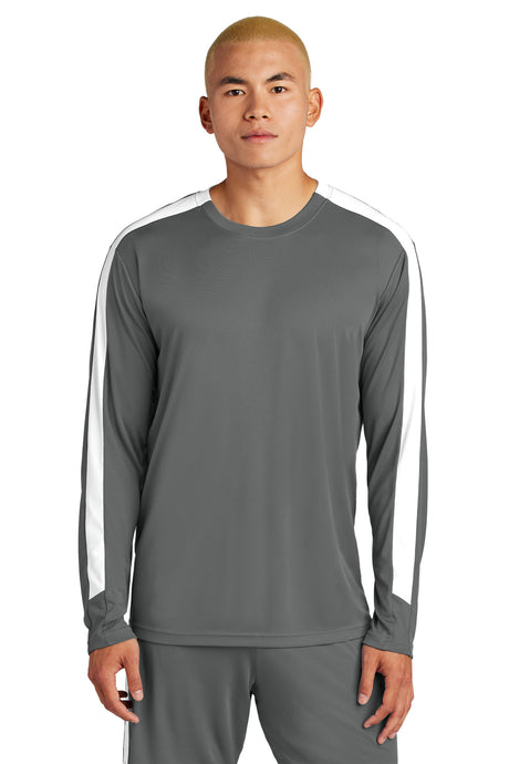 Sport-Tek Competitor United Long Sleeve Crew ST100LS Mens Apparel Activewear