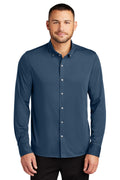 Mercer+Mettle Stretch Jersey Long Sleeve Shirt MM1018 Mens Apparel Shirts & Tops