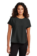 Mercer+Mettle Women's Stretch Crepe Crew MM2015 Womens Apparel Shirts & Tops