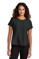 Mercer+Mettle Women's Stretch Crepe Crew MM2015 Womens Apparel Shirts & Tops