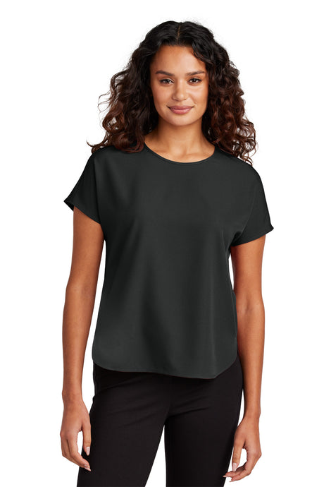 Mercer+Mettle Women's Stretch Crepe Crew MM2015 Womens Apparel Shirts & Tops
