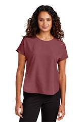 Mercer+Mettle Women's Stretch Crepe Crew MM2015 Womens Apparel Shirts & Tops