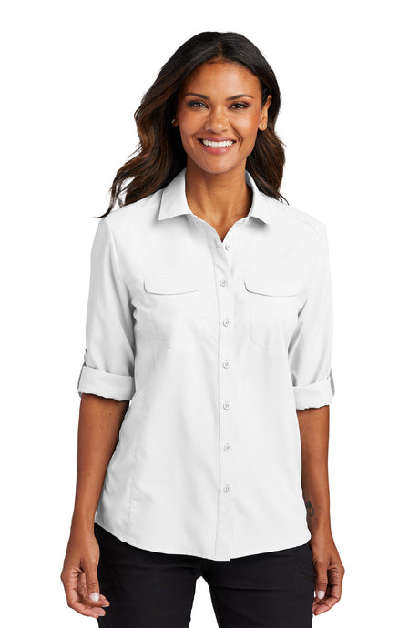Port Authority Women's Long Sleeve UV Daybreak Shirt LW960 Womens Apparel Shirts & Tops