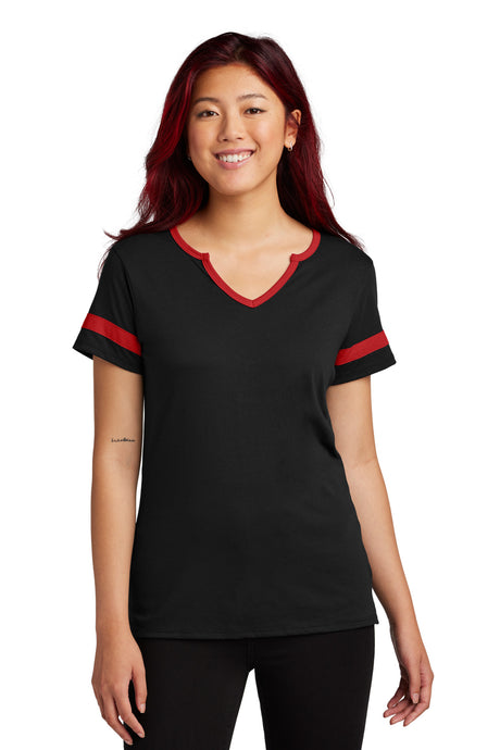 Sport-Tek Women's Halftime Notch Neck Tee LST6041 Womens Apparel Shirts & Tops