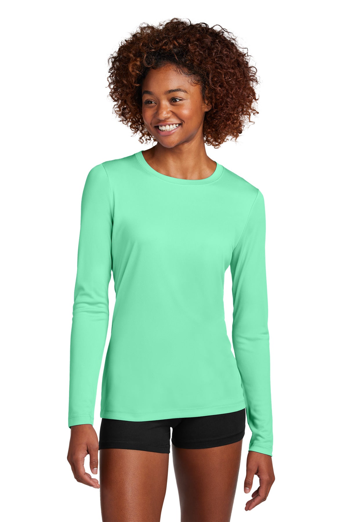 Sport-Tek Women's Posi-UV Pro Long Sleeve LST420LS Womens Apparel Shirts & Tops