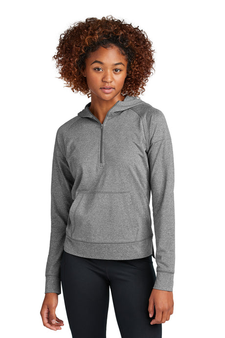 Sport-Tek Women's Sport-Wick Stretch 1/2-Zip Hoodie LST856 Womens Apparel Shirts & Tops