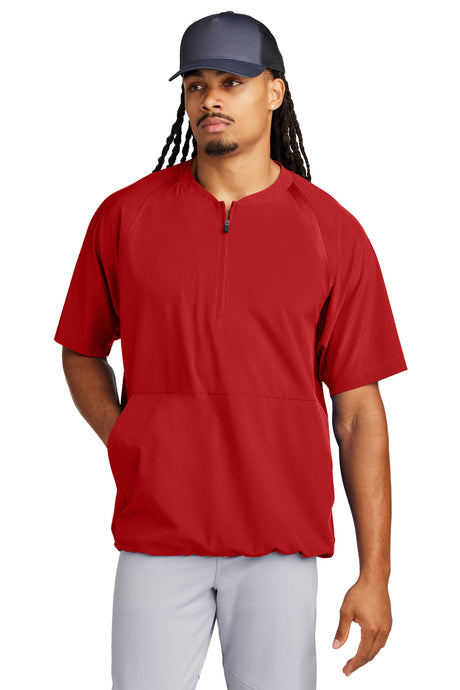 Sport-Tek Men's Repeat 1/2-Zip Short Sleeve Jacket JST489 Mens Apparel Jackets & Vests