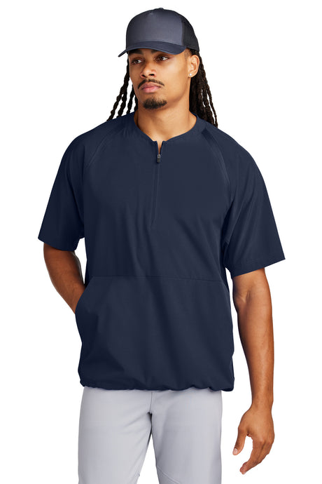 Sport-Tek Men's Repeat 1/2-Zip Short Sleeve Jacket JST489 Mens Apparel Jackets & Vests