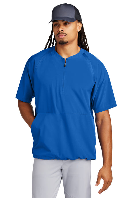 Sport-Tek Men's Repeat 1/2-Zip Short Sleeve Jacket JST489 Mens Apparel Jackets & Vests