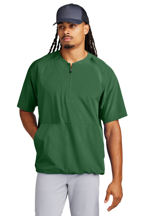 Sport-Tek Men's Repeat 1/2-Zip Short Sleeve Jacket JST489 Mens Apparel Jackets & Vests
