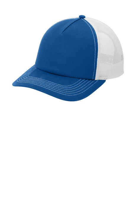 Port Authority Low-Profile Snapback 5-Panel Trucker Cap C115LP Unisex Apparel Hat & Caps