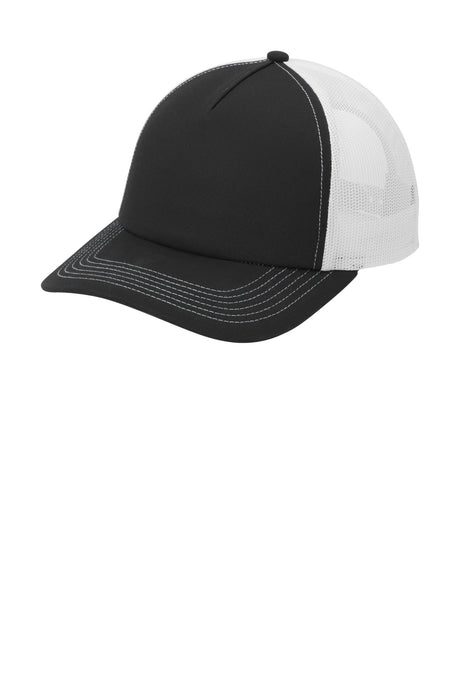 Port Authority Low-Profile Snapback 5-Panel Trucker Cap C115LP Unisex Apparel Hat & Caps