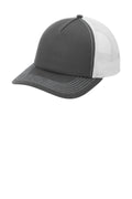 Port Authority Low-Profile Snapback 5-Panel Trucker Cap C115LP Unisex Apparel Hat & Caps