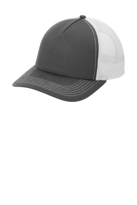 Port Authority Low-Profile Snapback 5-Panel Trucker Cap C115LP Unisex Apparel Hat & Caps