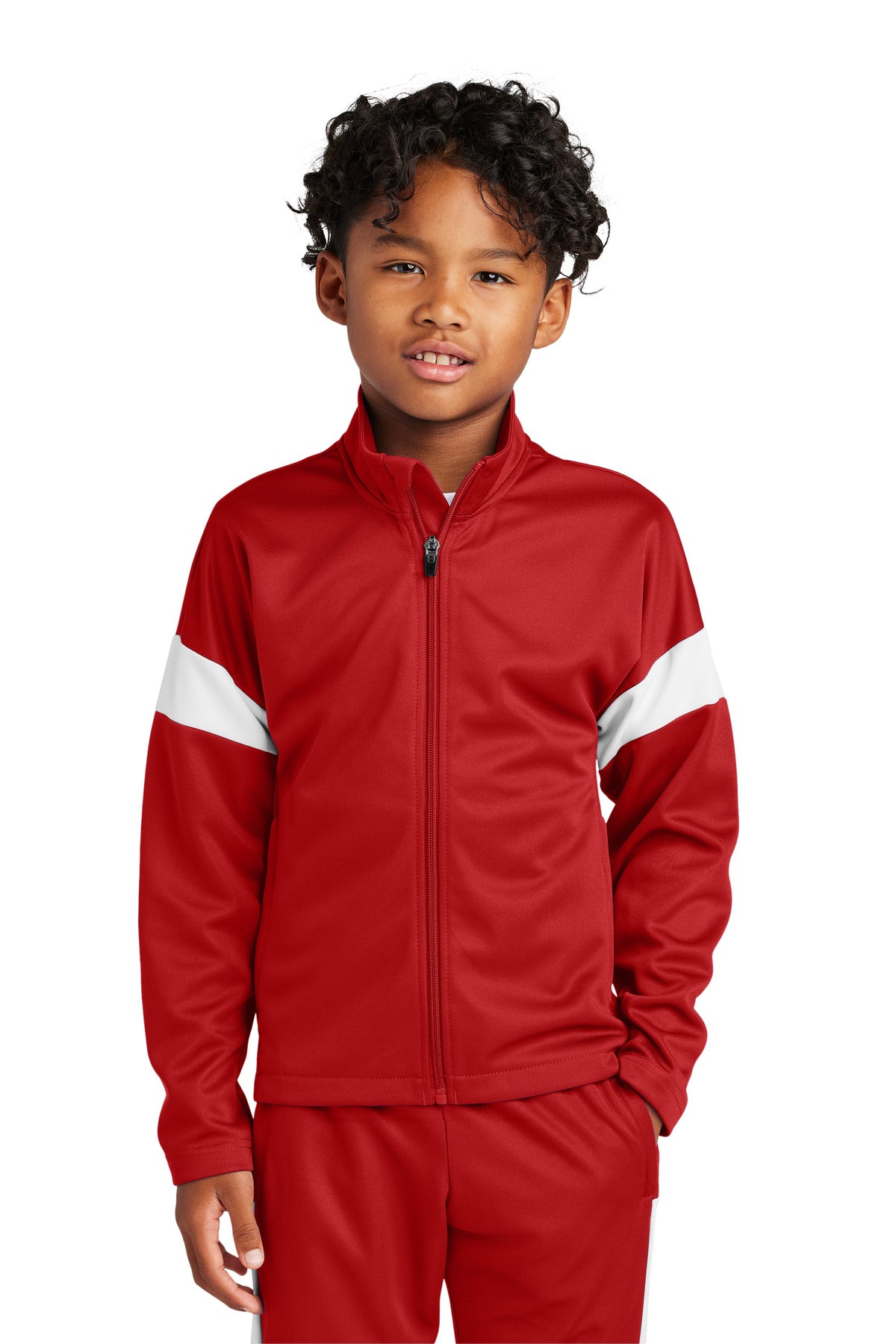 Sport-Tek Youth Boy's Travel Full-Zip Jacket Youth Apparel Jackets & Vests