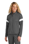 Sport-Tek Women's Travel Full-Zip Jacket LST800 Womens Apparel Activewear