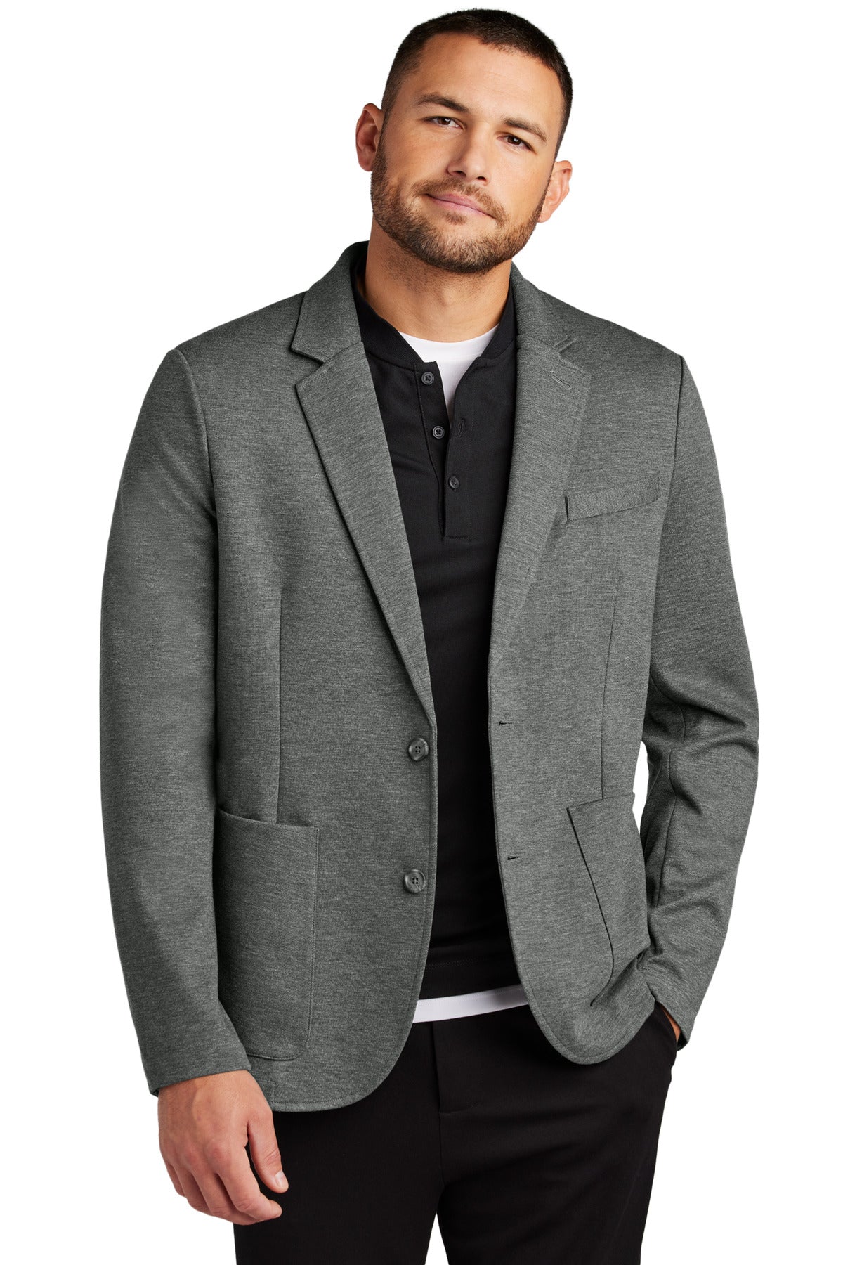 Mercer+Mettle Relaxed Knit Blazer MM3030 Mens Apparel Shirts & Tops
