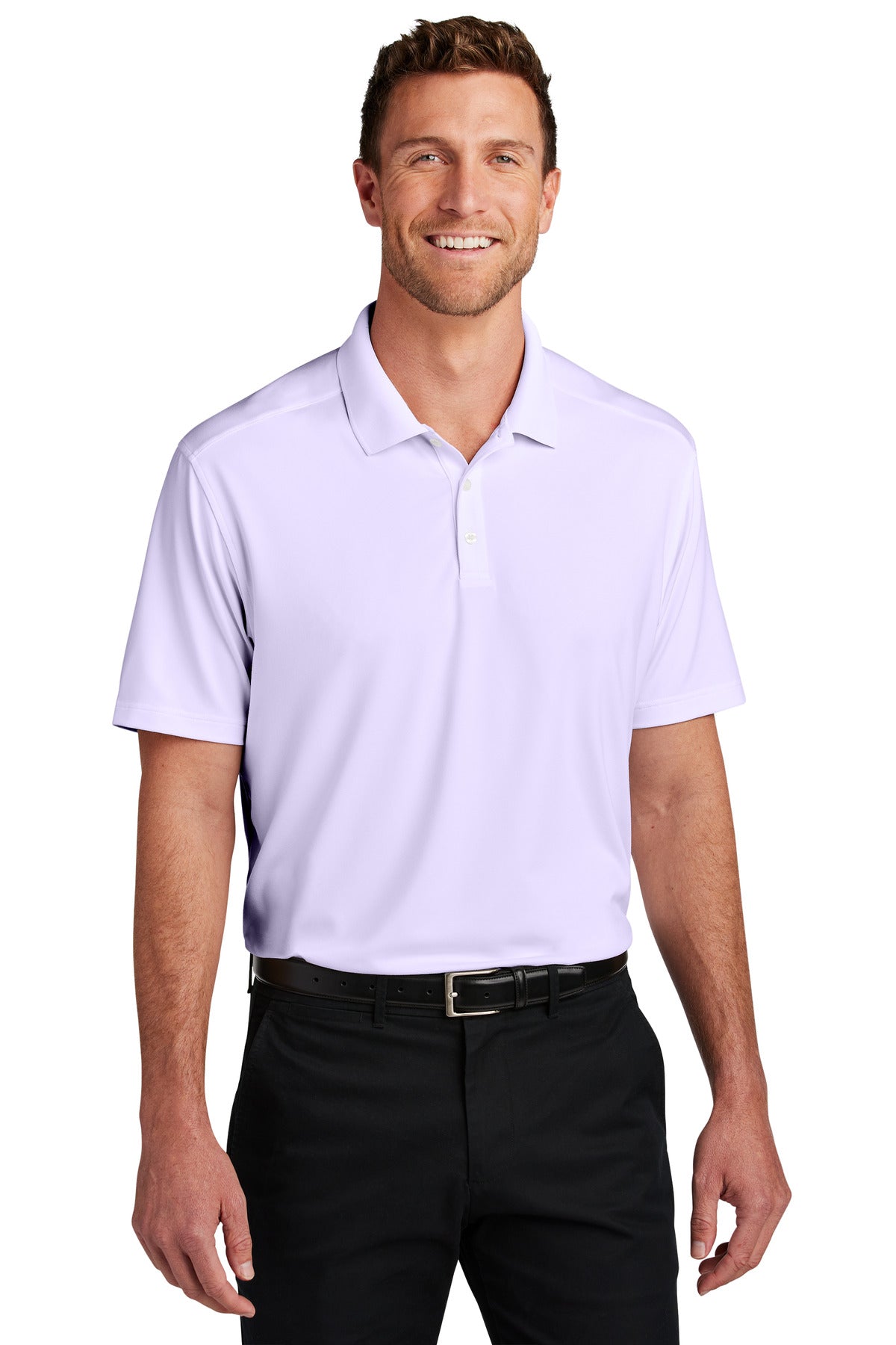 Port Authority Men's City Stretch Flat Knit Polo K683 Mens Apparel Shirts & Tops