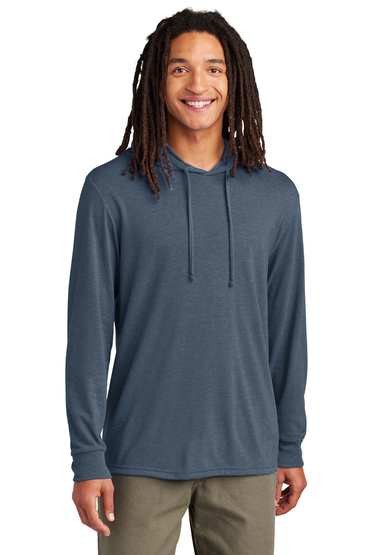 Allmade Unisex Tri-Blend Hoodie Tee AL6003 Mens Apparel Shirts & Tops