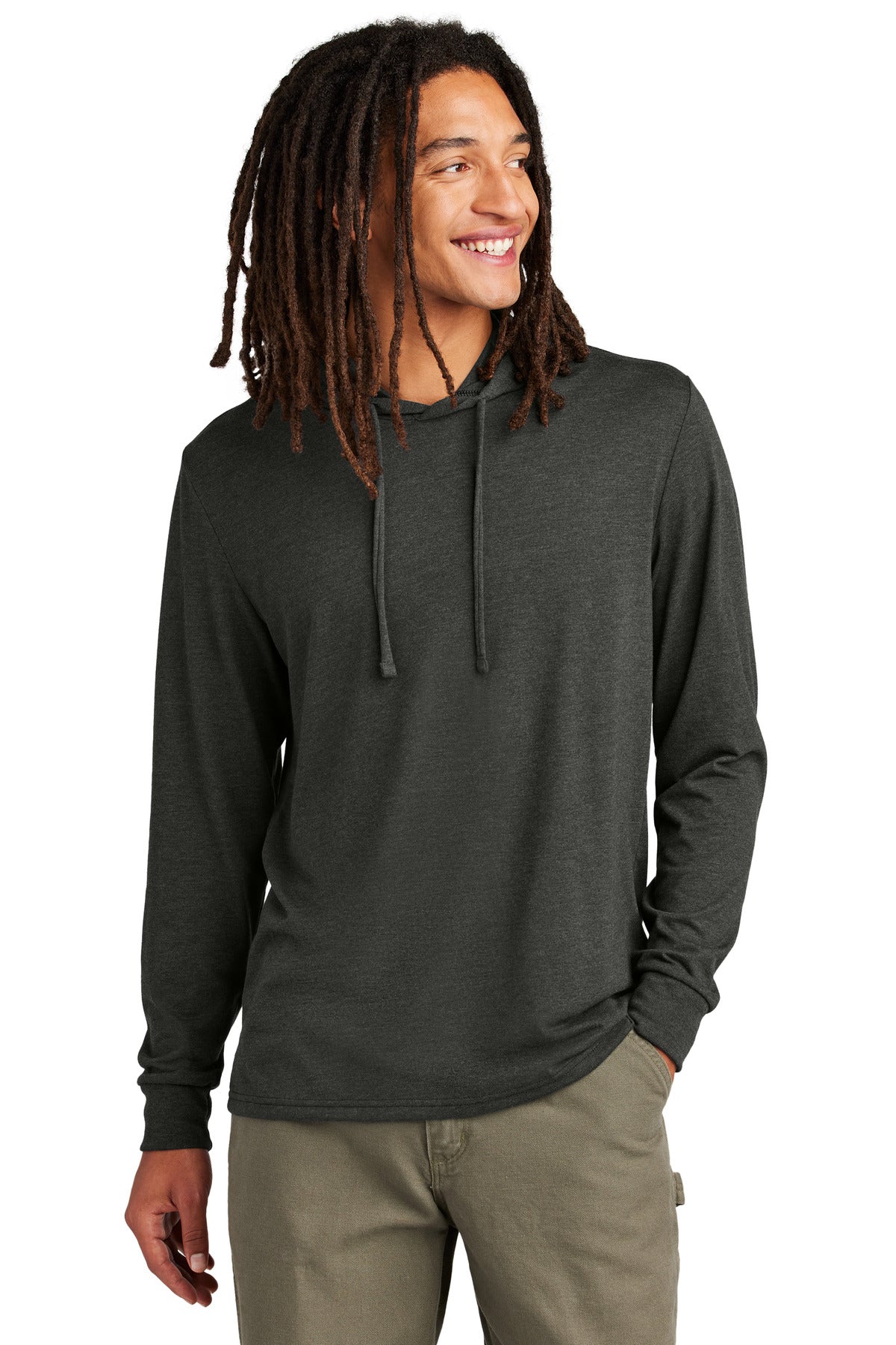 Allmade Unisex Tri-Blend Hoodie Tee AL6003 Mens Apparel Shirts & Tops