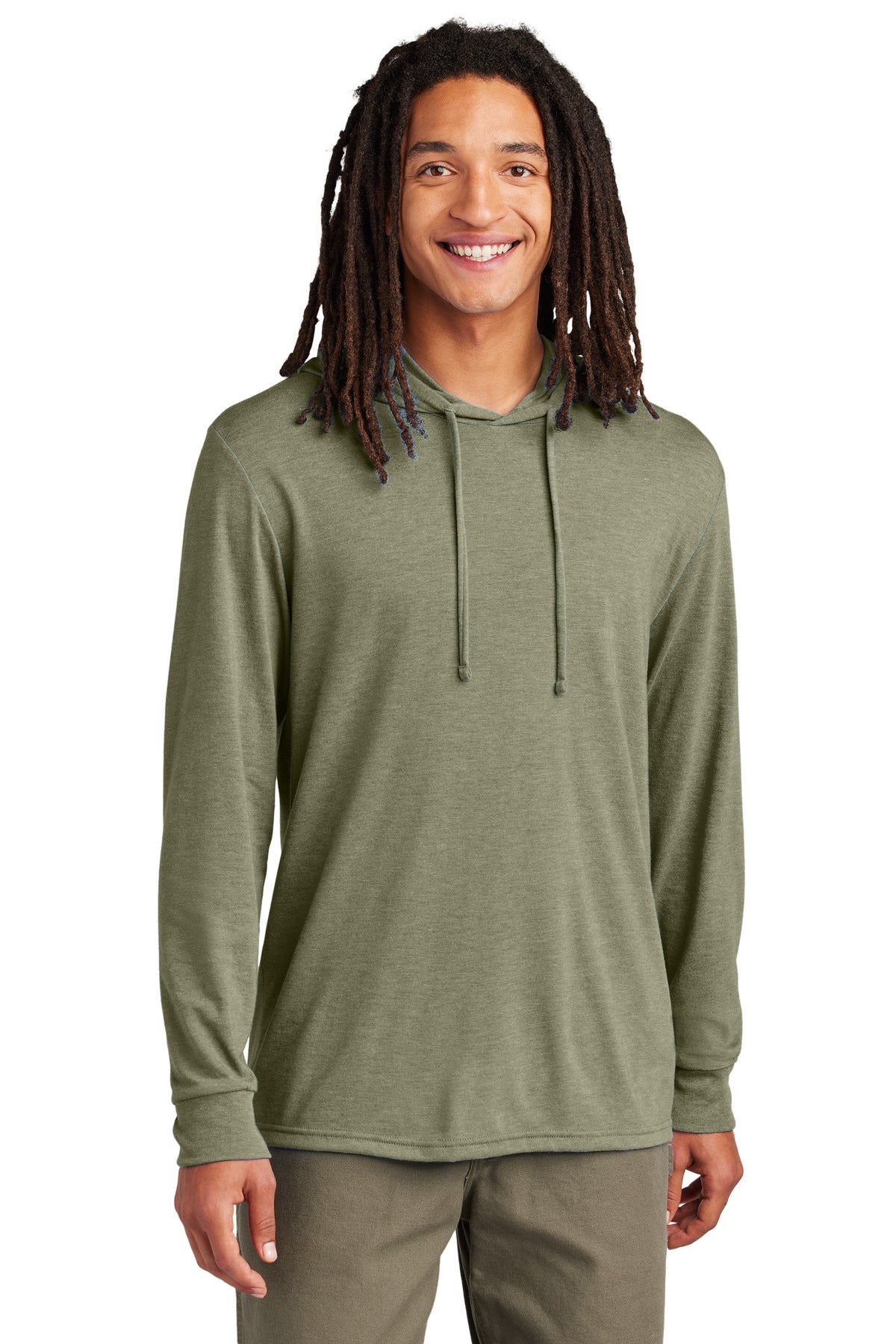Allmade Unisex Tri-Blend Hoodie Tee AL6003 Mens Apparel Shirts & Tops