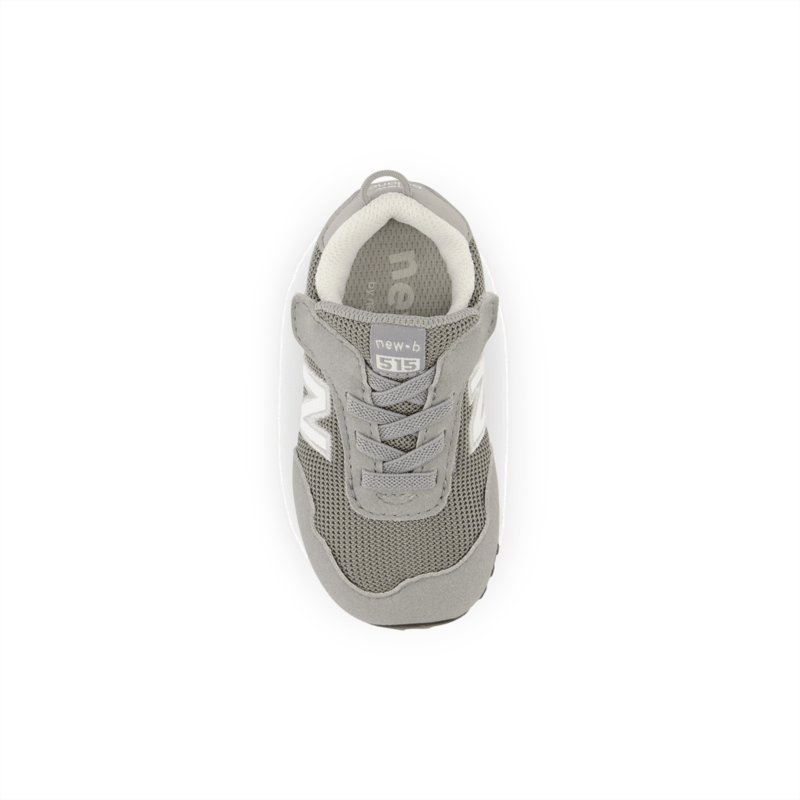 New Balance Infant & Toddler Boys 515 NEW-B Hook & Loop Shoe - NW515GRY Wide Youth Footwear Infant & Toddler