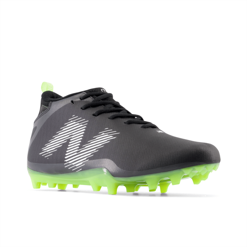 New Balance Men's Rush V4 Mid Lacrosse Cleat - RUSHMBK4 Lacrosse Footwear Adult