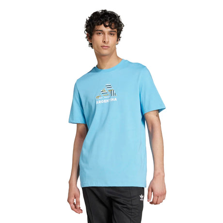 adidas Men's Argentina Soccer Fan Graphic T-Shirt Soccer Uniforms & Apparel All