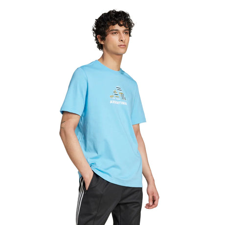 adidas Men's Argentina Soccer Fan Graphic T-Shirt Soccer Uniforms & Apparel All