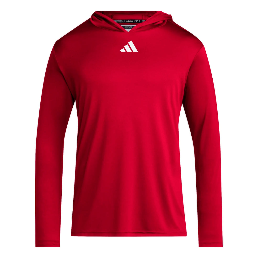 Adidas long sleeve shirt with hood sales