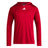 adidas Men's D4T Long Sleeve Lightweight Hoodie Tall Mens Apparel Sweatshirts & Fleece