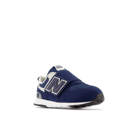 New Balance Infant & Toddler Boys 574 NEW-B Hook & Loop Shoe - NW574NV X-Wide Youth Footwear Infant & Toddler