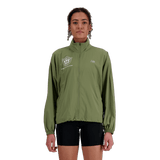 New Balance Women's United Airlines NYC Half Athletics Packable Jacket Womens Apparel Jackets & Vests