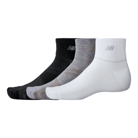 New Balance Running Repreve Ankle Socks 3 Pack Unisex Accessories Socks