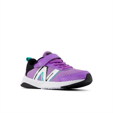 New Balance Youth Girls Dynasoft 545 Bungee Lace with Top Strap Shoe - PT545PF1 Wide Youth Footwear Training & Running