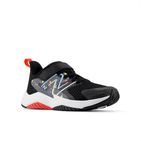 New Balance Youth Rave Run V2 Bungee Lace with Top Strap Shoe - YTRAVHB2 Wide Youth Footwear Training & Running