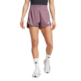 adidas Women's Pacer Knit High Waisted Training Shorts Womens Apparel Shorts
