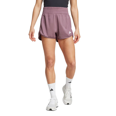 adidas Women's Pacer Knit High Waisted Training Shorts Womens Apparel Shorts