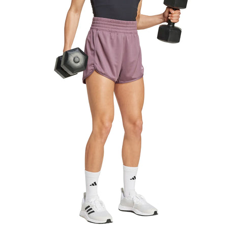 adidas Women's Pacer Knit High Waisted Training Shorts Womens Apparel Shorts