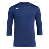 adidas Men's Adizero Baseball Dugout 3/4 Base Layer Baseball Jerseys Adult