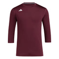 adidas Men's Adizero Baseball Dugout 3/4 Base Layer Baseball Jerseys Adult