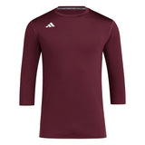 adidas Men's Adizero Baseball Dugout 3/4 Base Layer Baseball Jerseys Adult