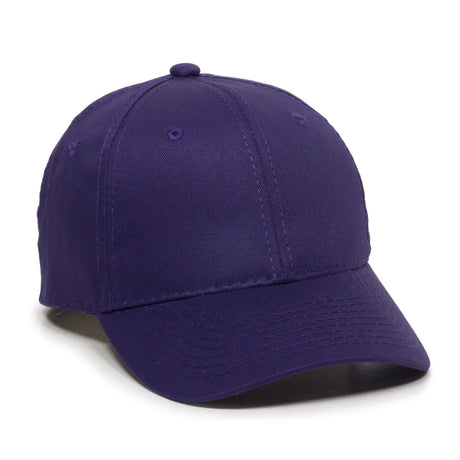 Outdoor Cap GL-271 Cotton Twill Structured Solid Back Hat Unisex Accessories Hats & Caps