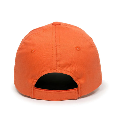 Outdoor Cap GL-271 Cotton Twill Structured Solid Back Hat Unisex Accessories Hats & Caps